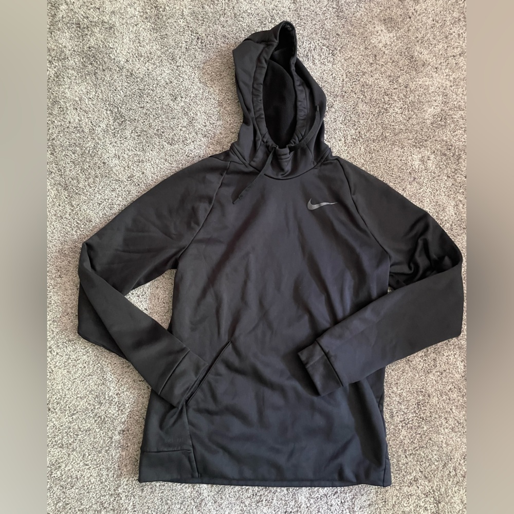 Nike Drifit black hoodie sweatshirt men’s size Medium
